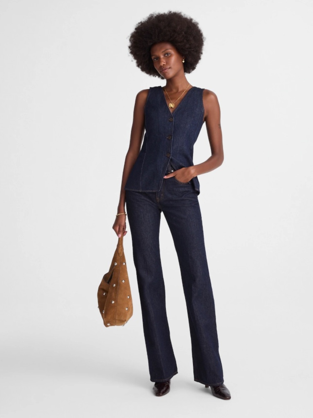 Madewell Dark Indigo Vinyage Flare Jeans